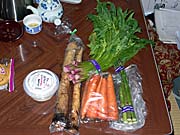 花巻で買った食材