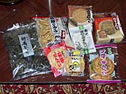 大量に買ったお菓子