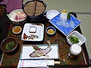 下仁田温泉清流荘の晩ご飯
