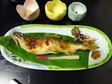 さらに盛った鮎