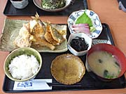 ミックスフライ定食