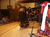 温泉津 石見神楽 首を落としたところ
