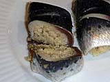 鰯のおまん寿司断面