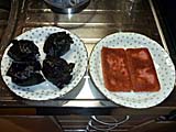 おにぎりと赤天のお弁当