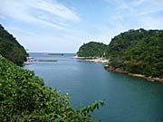 石見銀山世界遺産群の沖泊港
