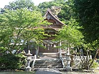 温泉津　石見神楽をやった神社