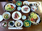宿の晩ご飯
