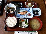 宿の朝食