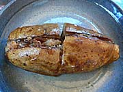 あけびの肉詰め