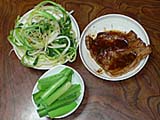 できあがった食事