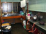 最上屋旅館の炊事場
