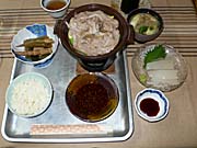北海道の海の幸、山の幸の夕食２
