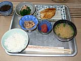 見市温泉旅館の朝食1