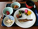 不老不死温泉の朝食