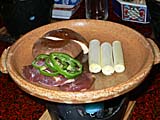 雉と椎茸の焼き物