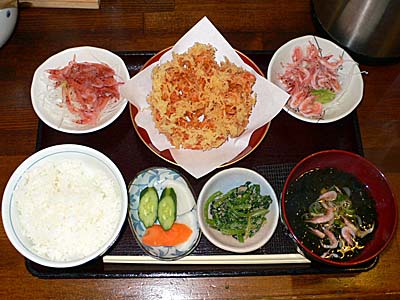 由比の桜エビ定食