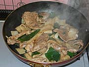 赤城豚の焼きほうとう