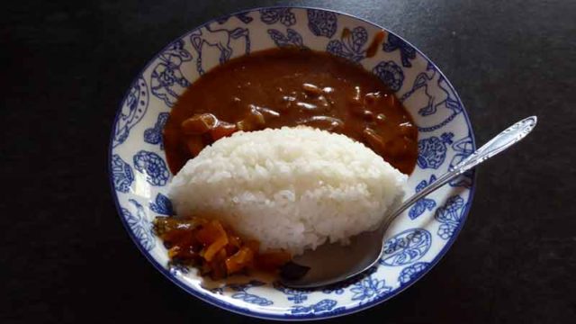 湯岐温泉　山形屋旅館のカレー