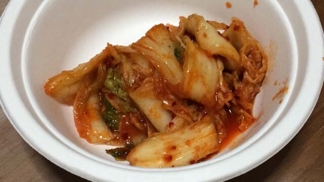 秋田鹿角の焼肉ホルモン幸楽のキムチ
