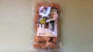 あずき味のあられ