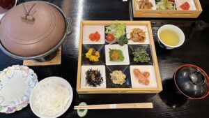 明治温泉の朝ご飯