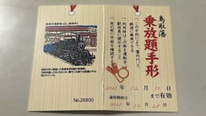 鳥取藩乗放題手形