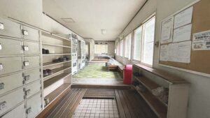 大谷温泉（岩手県）の浴場入口