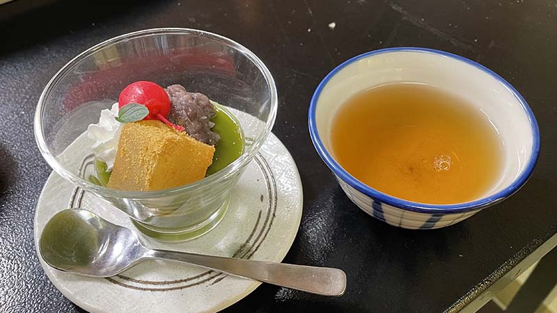 寺泊つわぶき温泉　住吉屋のデザート