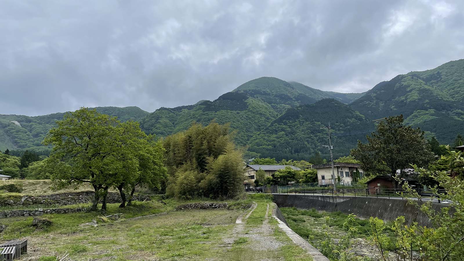 湯布院の朝の散歩