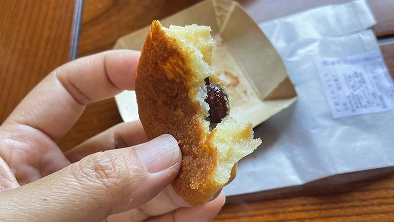 下田みるく餅の断面