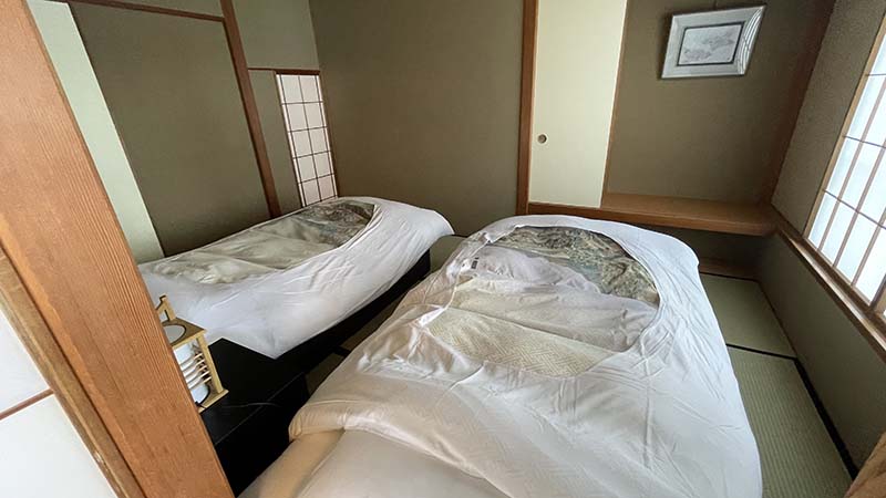 加賀屋の寝室