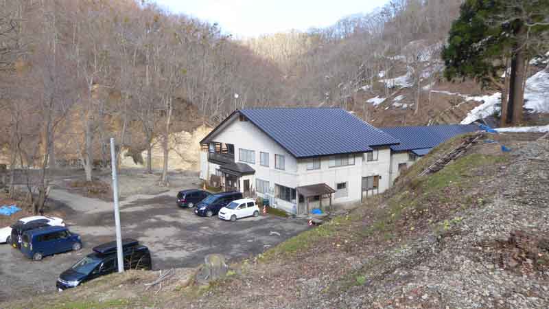 銭川温泉を遠くから撮ったところ