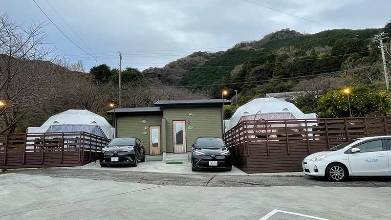 片瀬白田　森の風　グランピングサイト